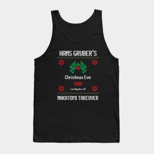 Hans Gruber's Christmas Eve 1988 Nakatomi Takeover Tank Top